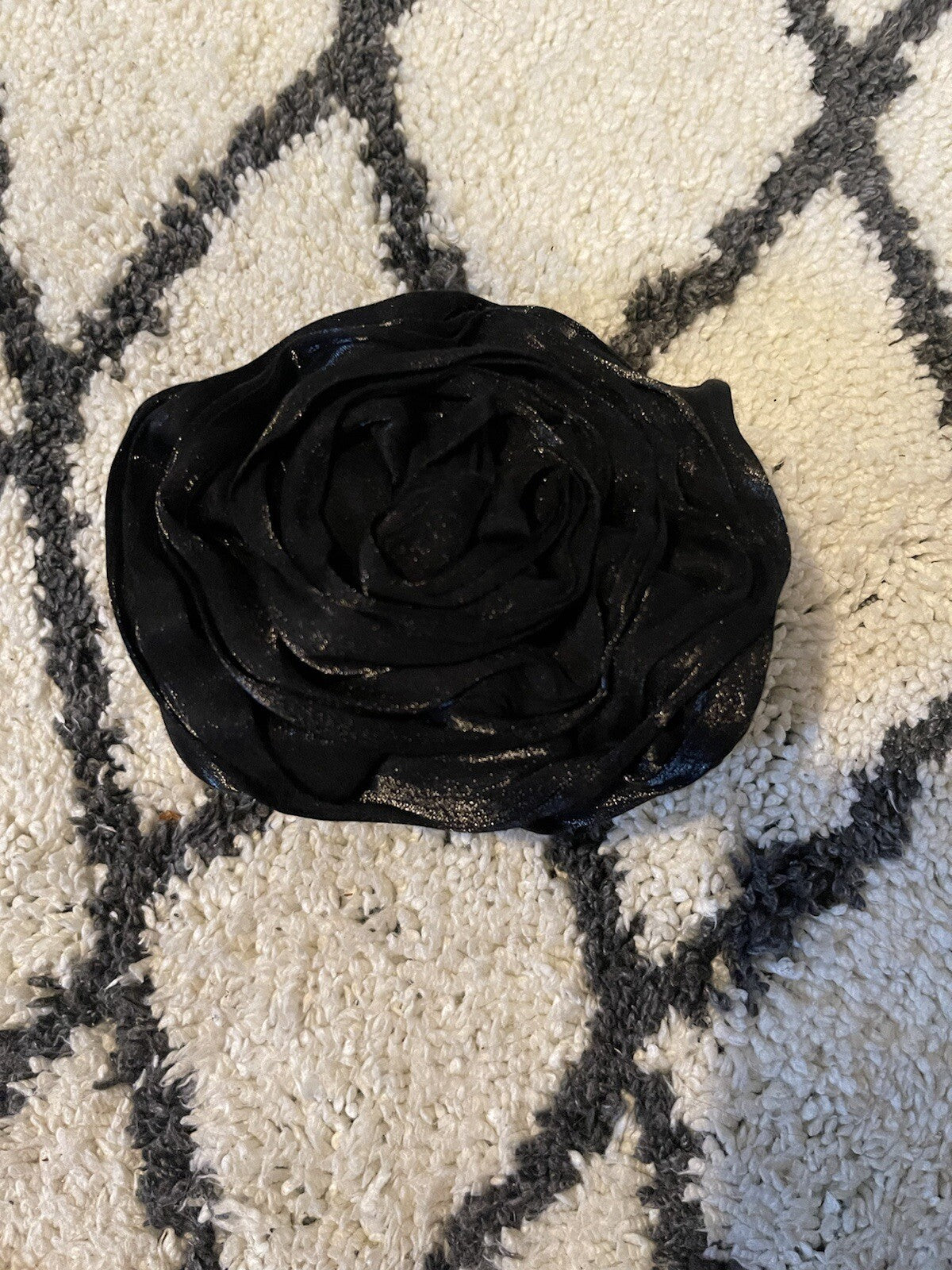 Expressions NYC Black Floral Purse 