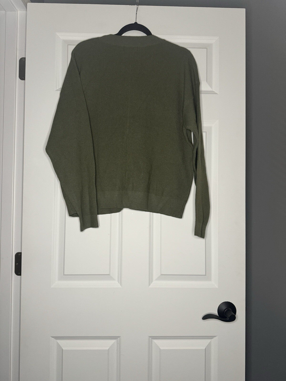 Zenana Xl Cardigan Dark Olive Green