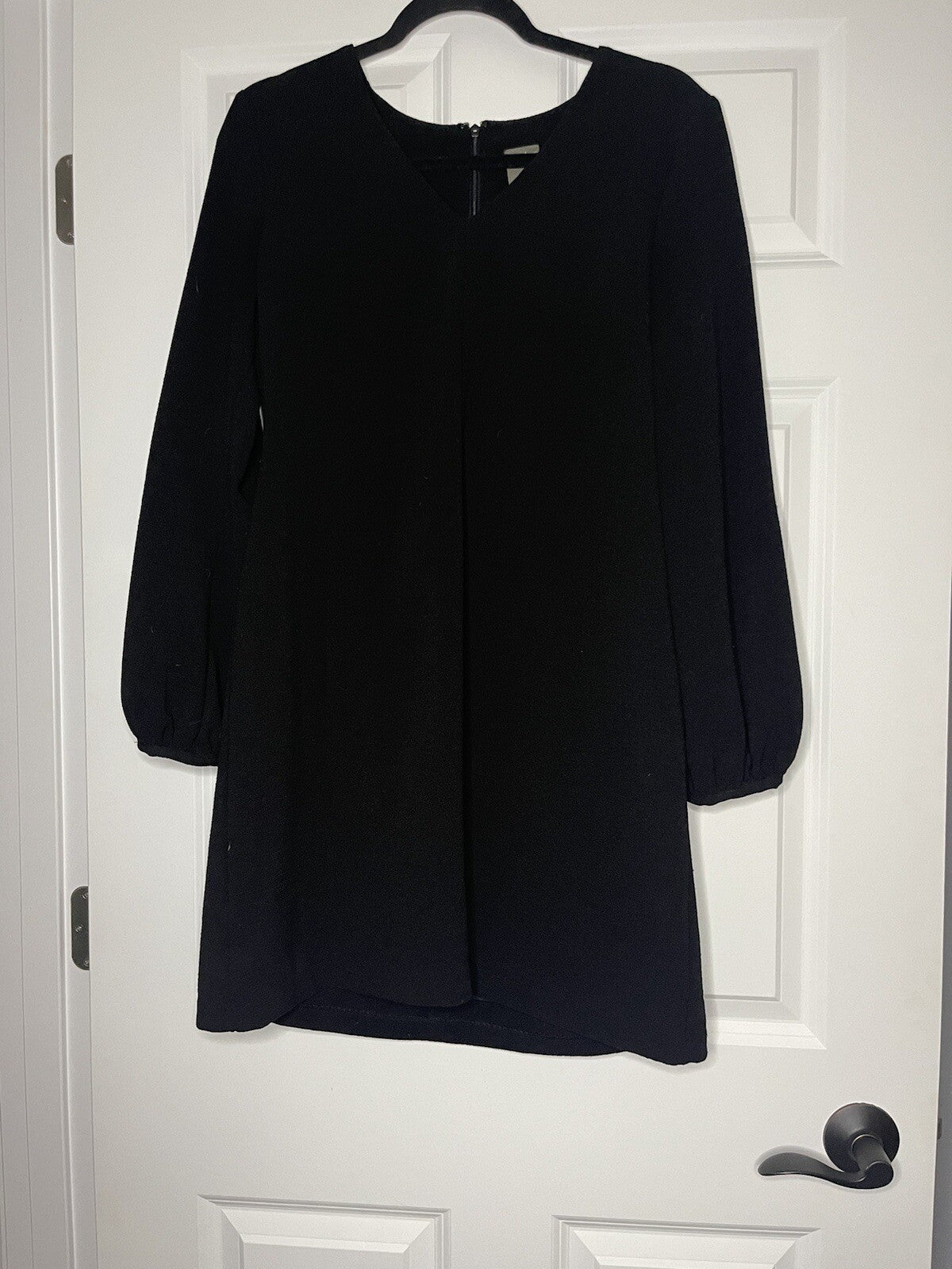 Taylor long sleeve black dress size 8 