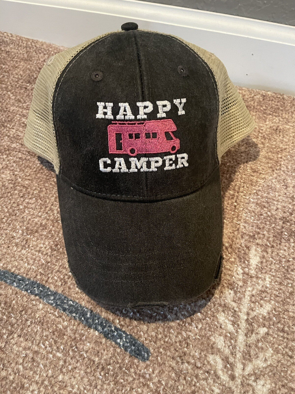Happy Camper baseball cap NWT