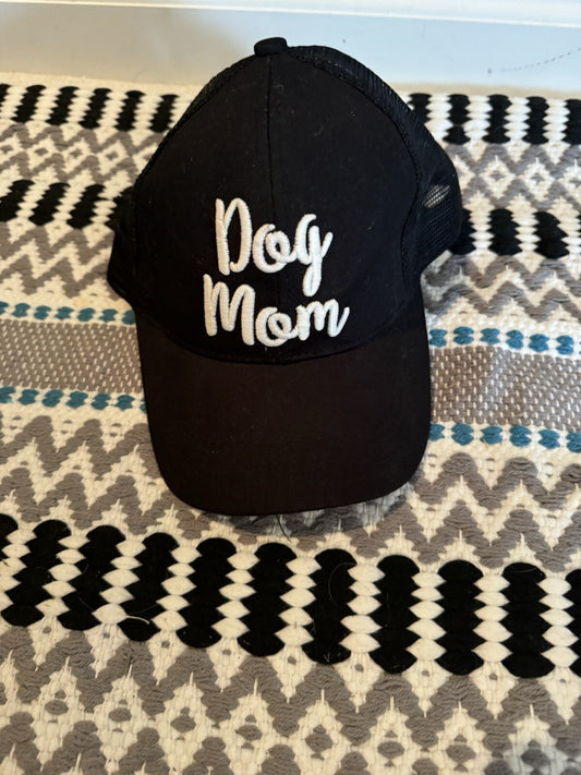 Cc  Baseball Cap Dog Mom Black