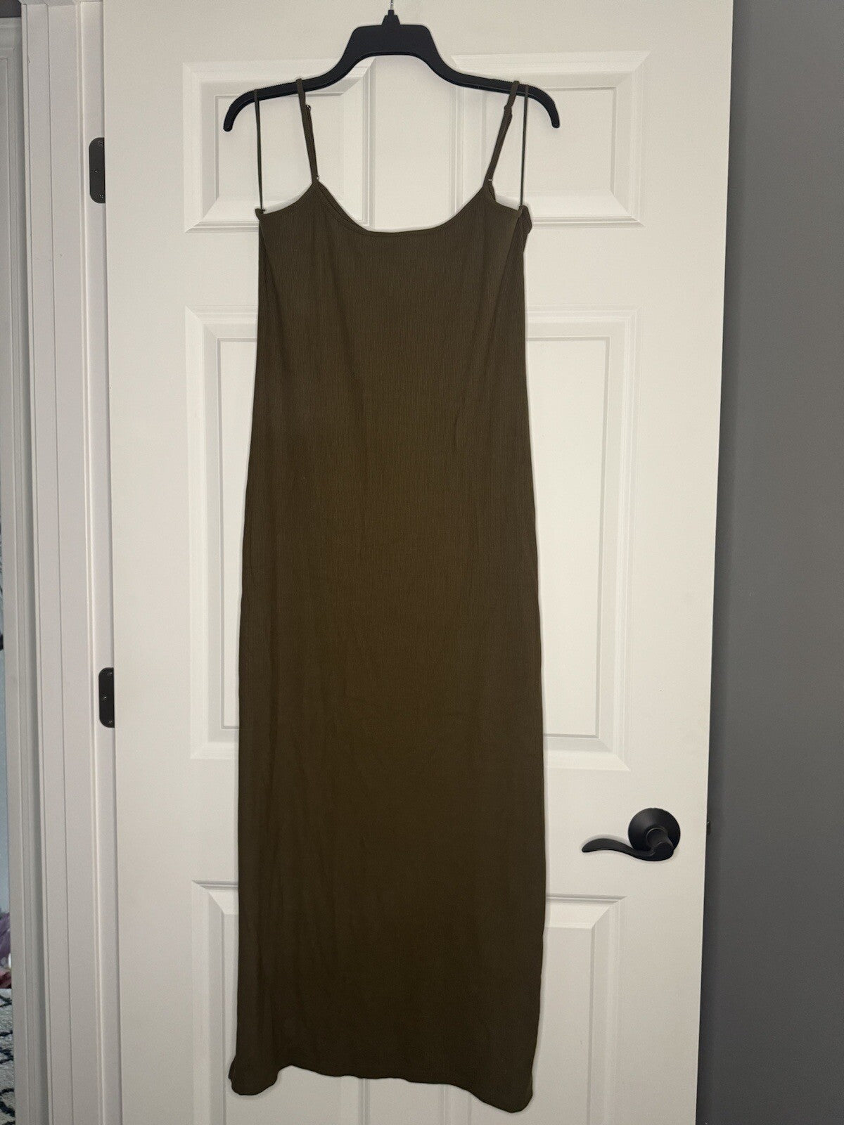 Vici Sleeveless Dress Xl Ribbed Green 