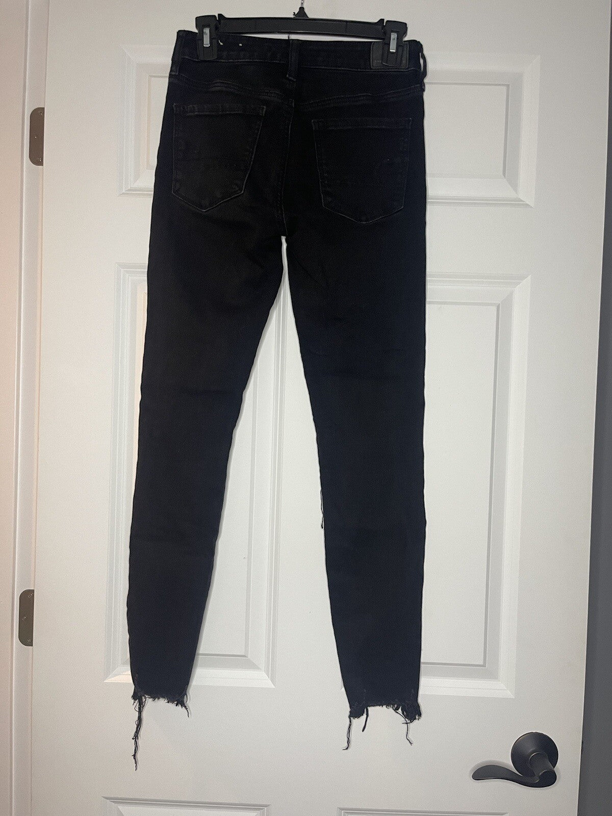 American Eagle next level stretch hi rise jeggings black size 4