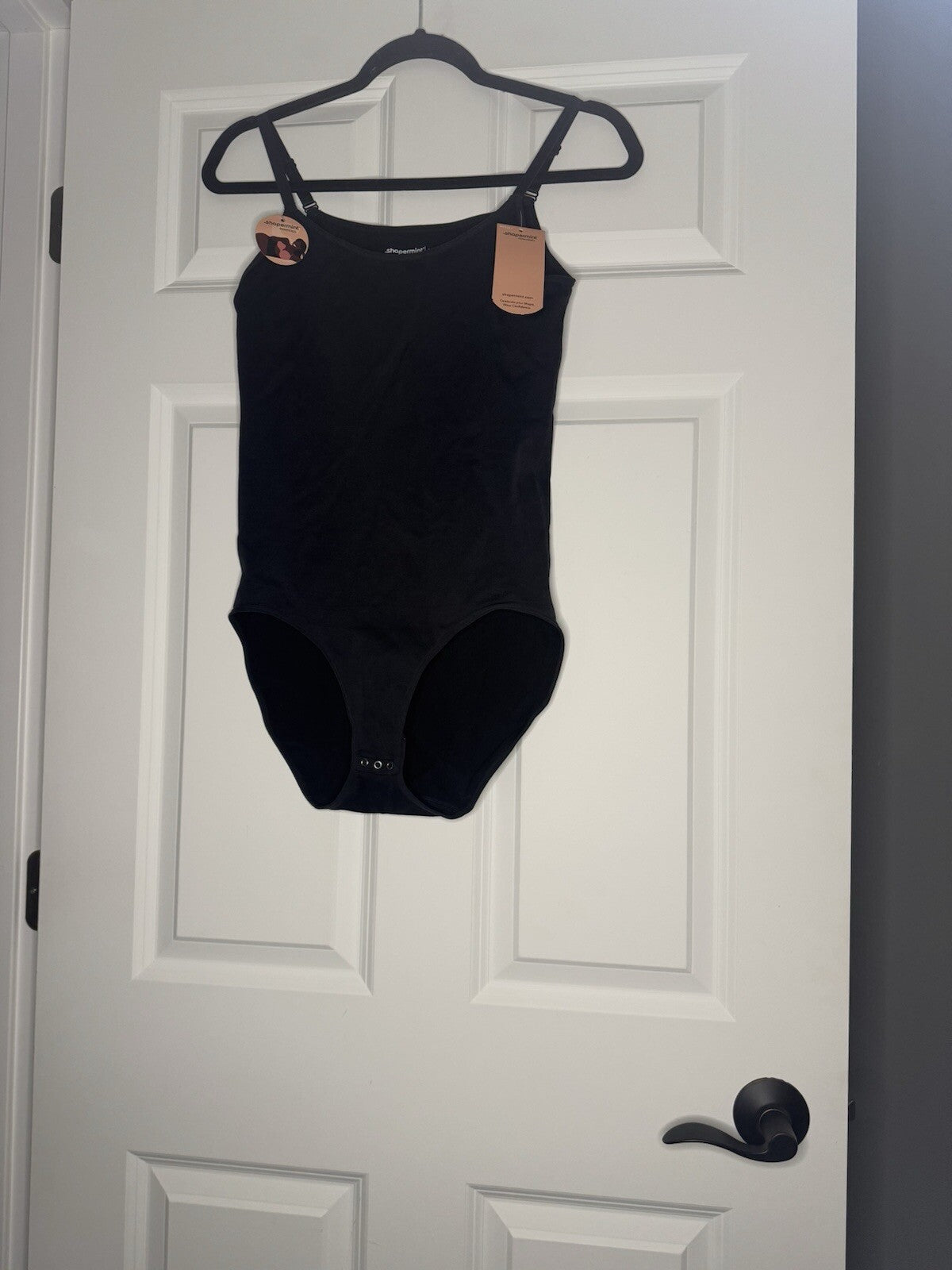 Shapermint Sleeveless Bodysuit Xl Black Nwt 
