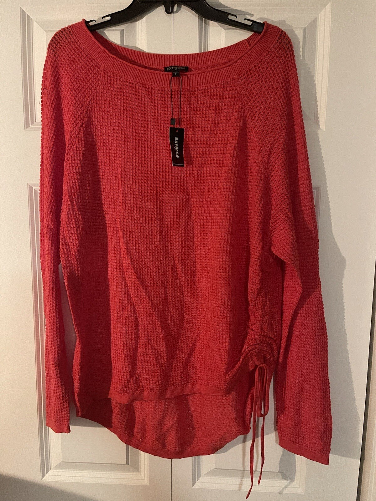 Express sweater large red nwt 
