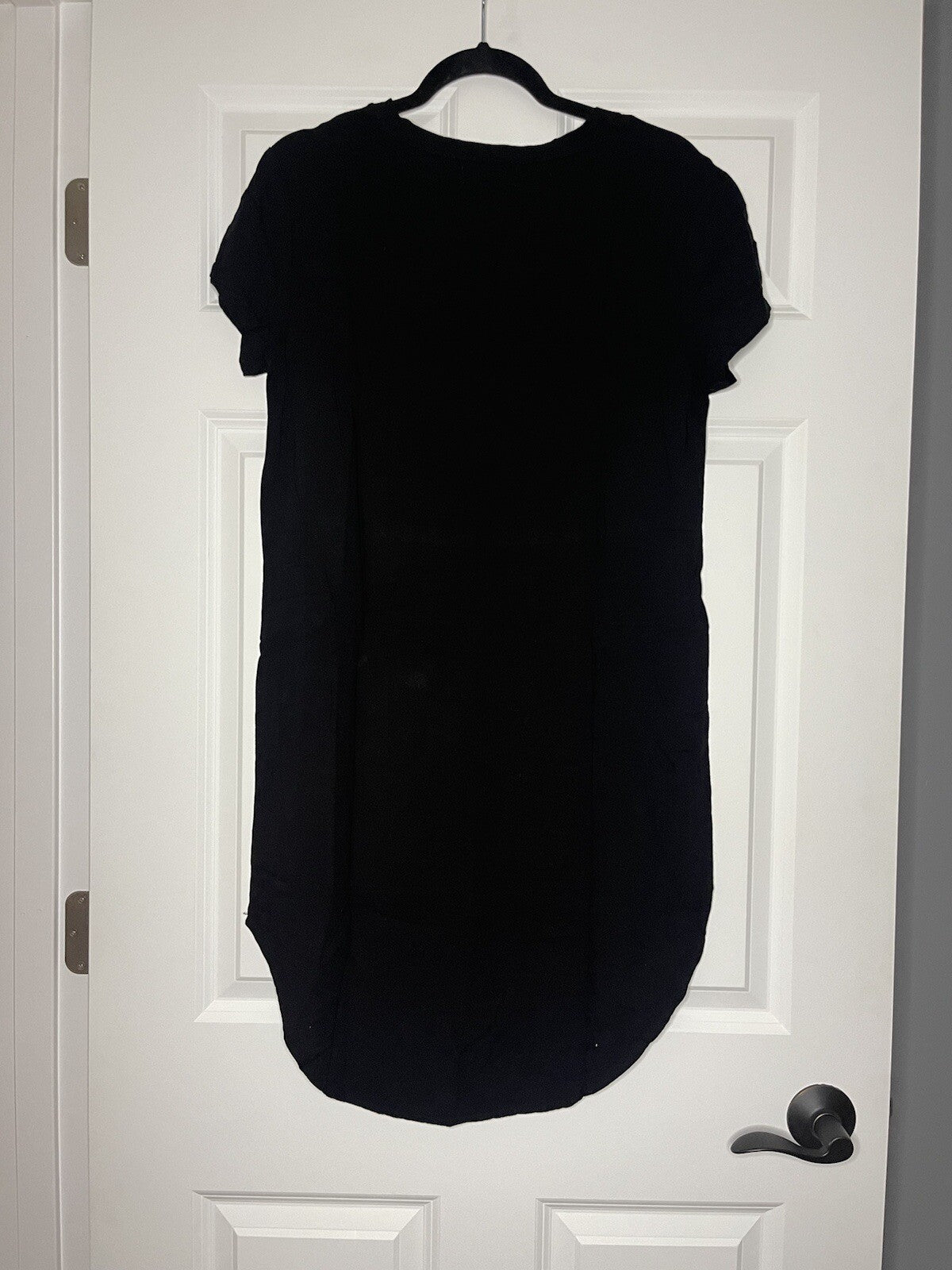 Cloth and stone short sleeve black dress small black 