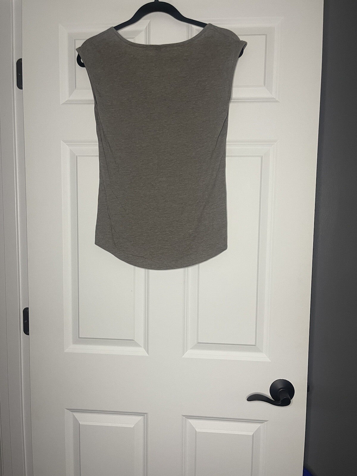 Next level heathered gray sleeveless top xs 