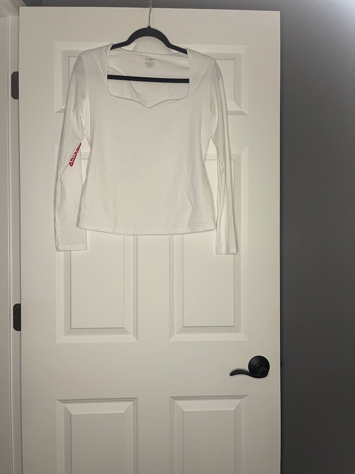 Pumiey Long Sleeve Top Xl White Nwt 