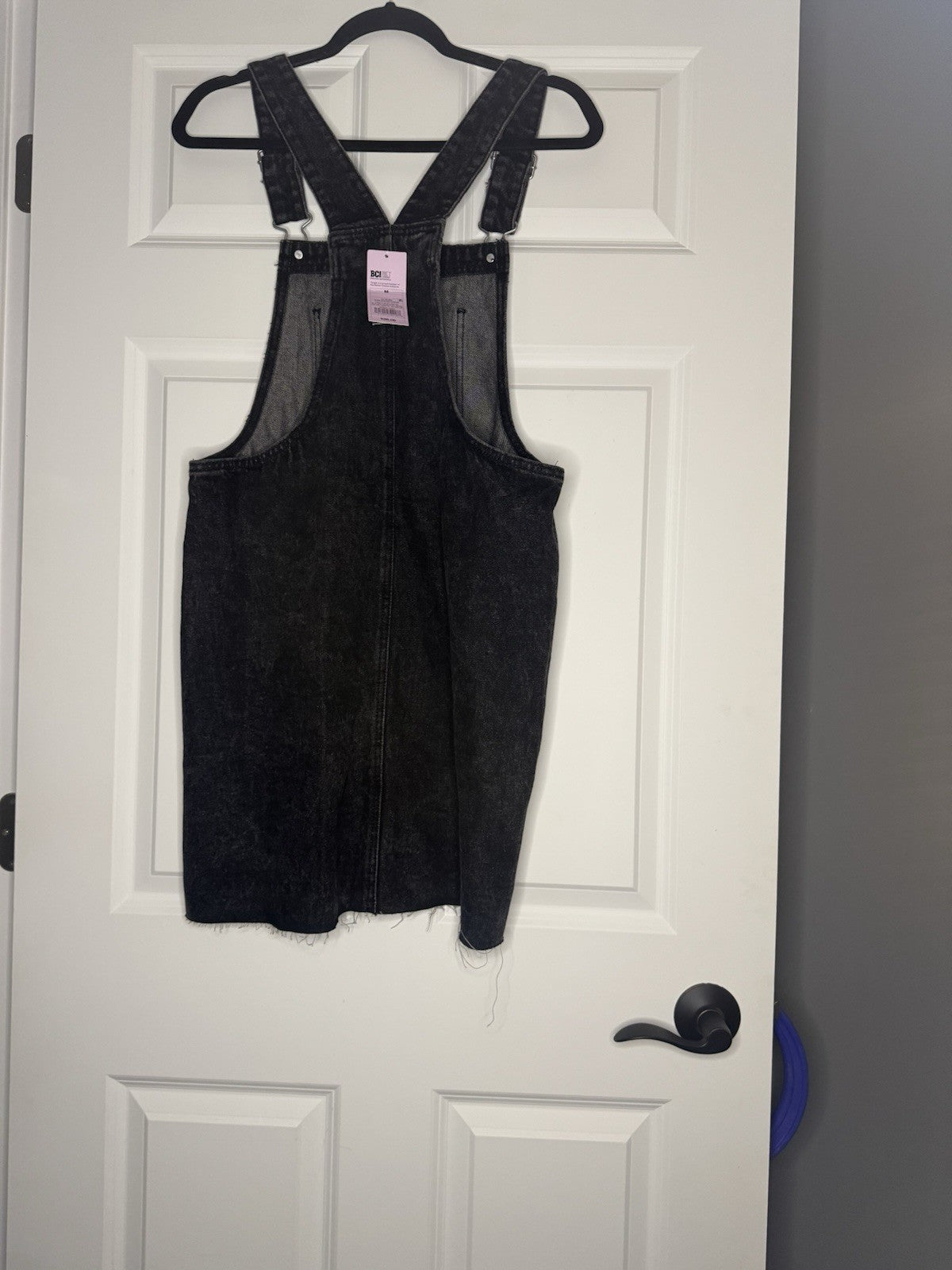 Wild Fable Overall Jumpsuit Skirt Denim Charcoal Distressed Nwt 28 