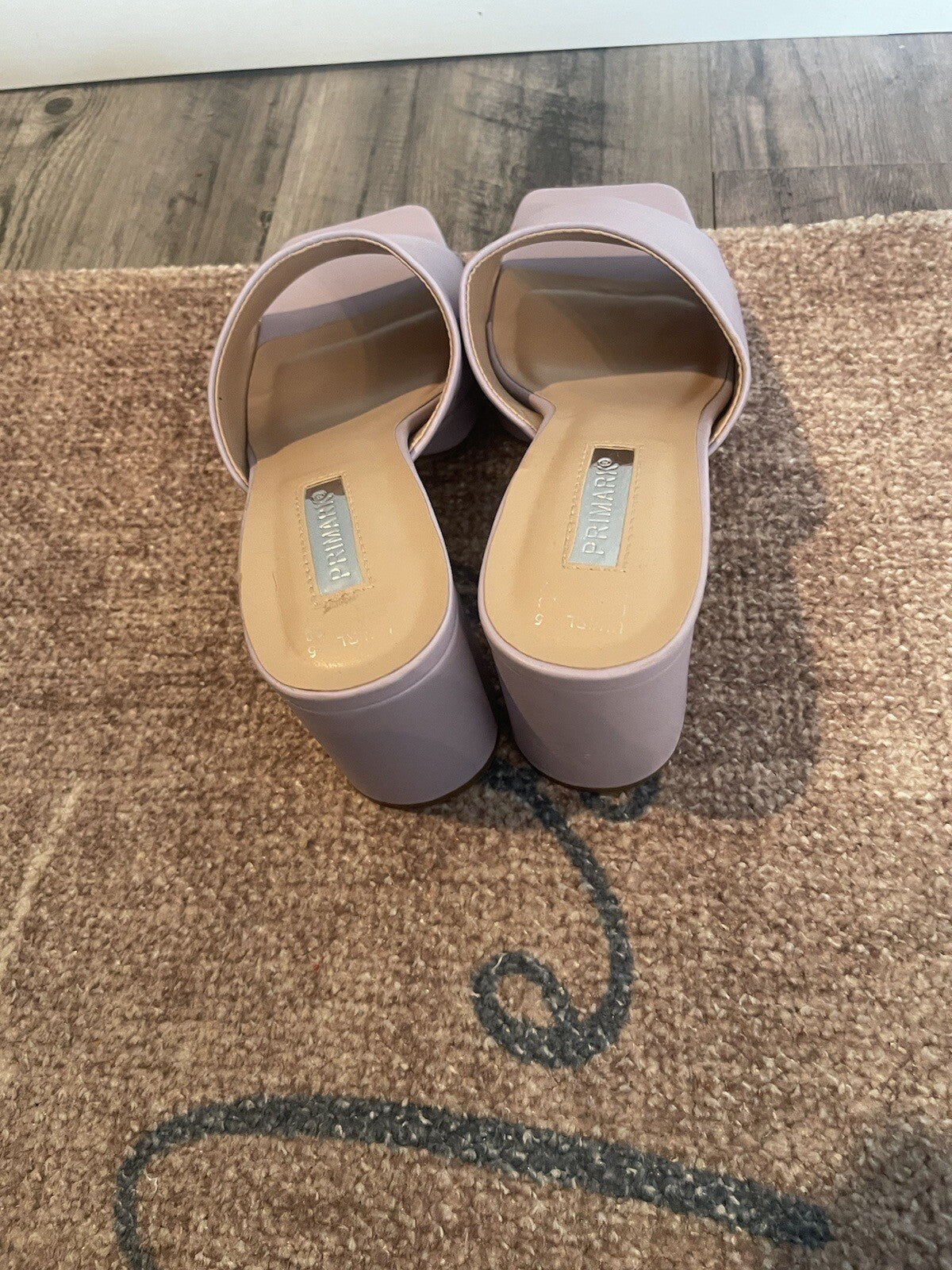 Primark Heel Sandals Purple Size 7