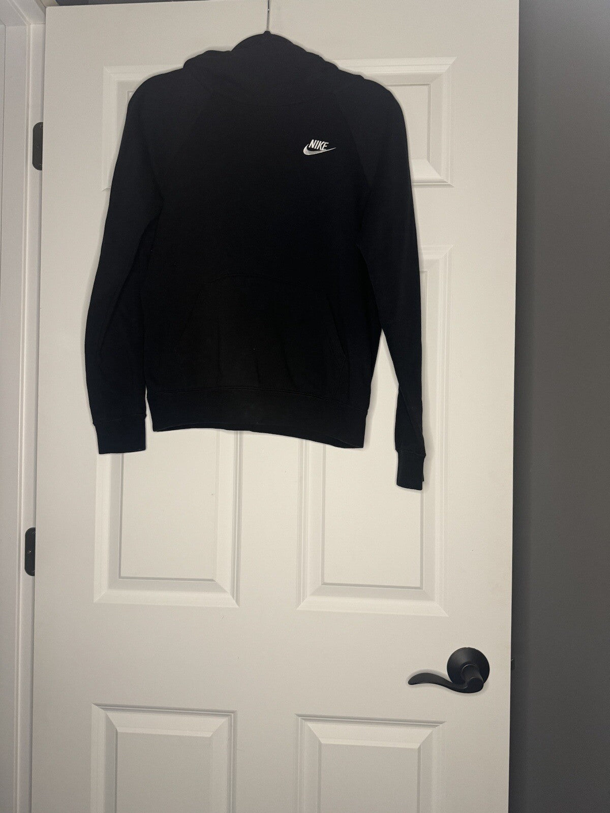 Nike Small Hooded Sweatshirt White Logo