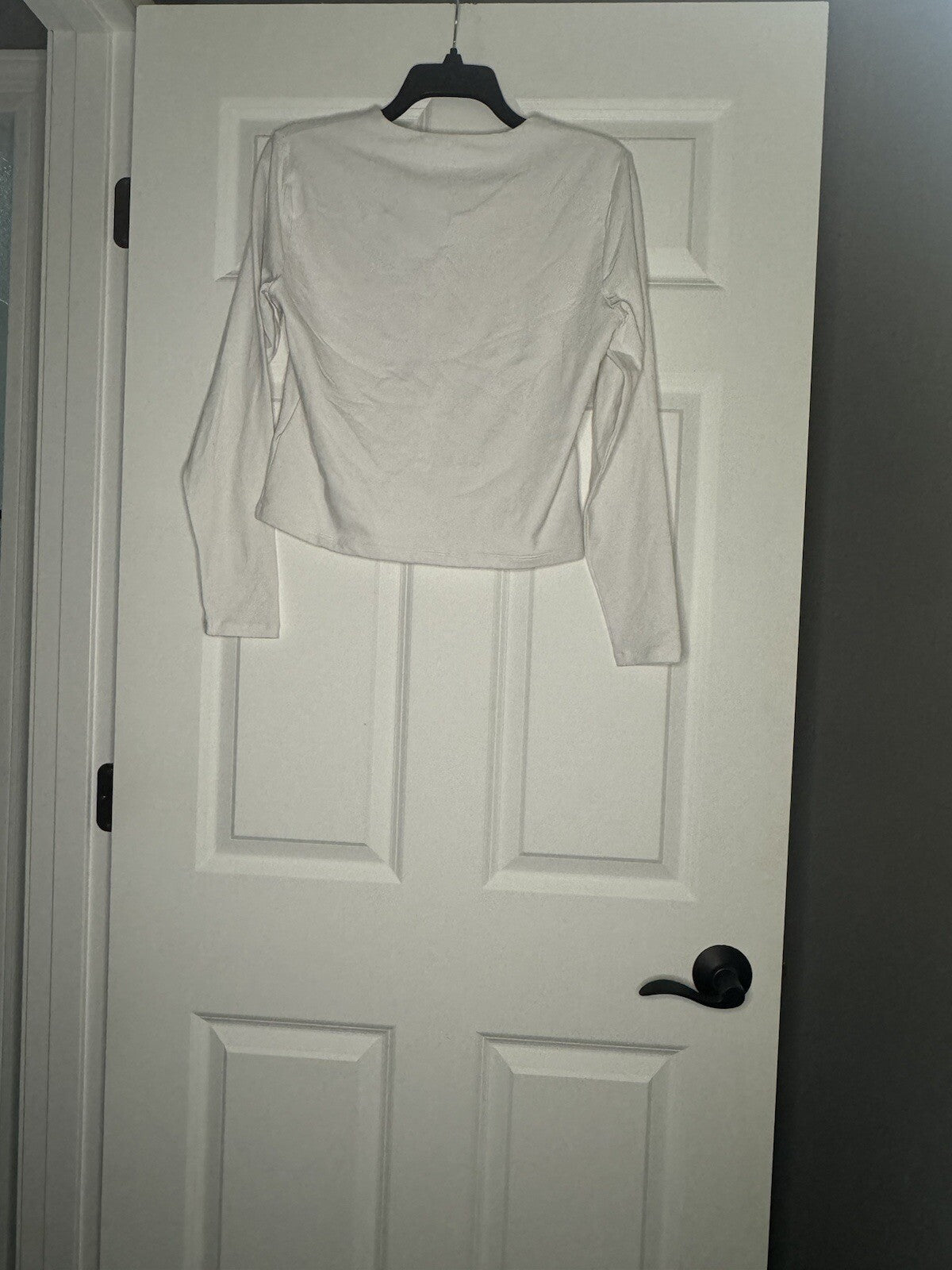 Abercrombie And Fitch Soft A And F Long Sleeve Top White Large Nwt 