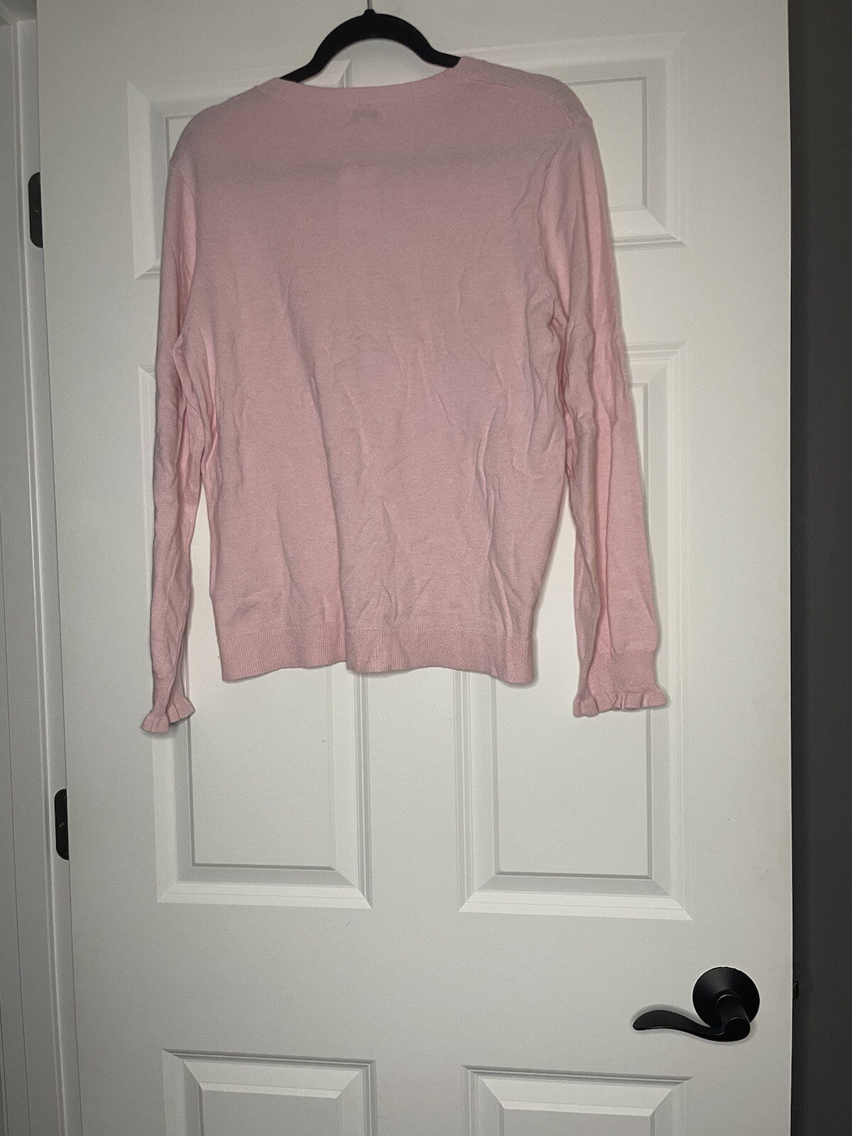 J Crew Lightweight Sweater Pink Beading On Left Shoulder Nwt Msrp 89.50