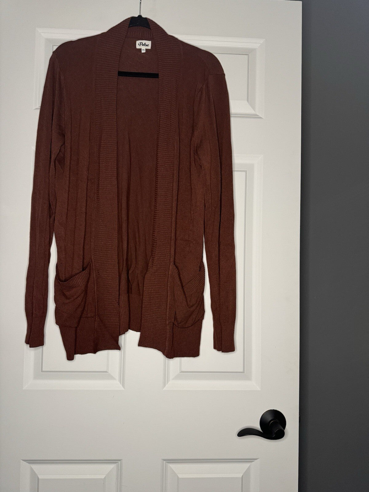 Pulse Cardigan 1x Mauvish Red 