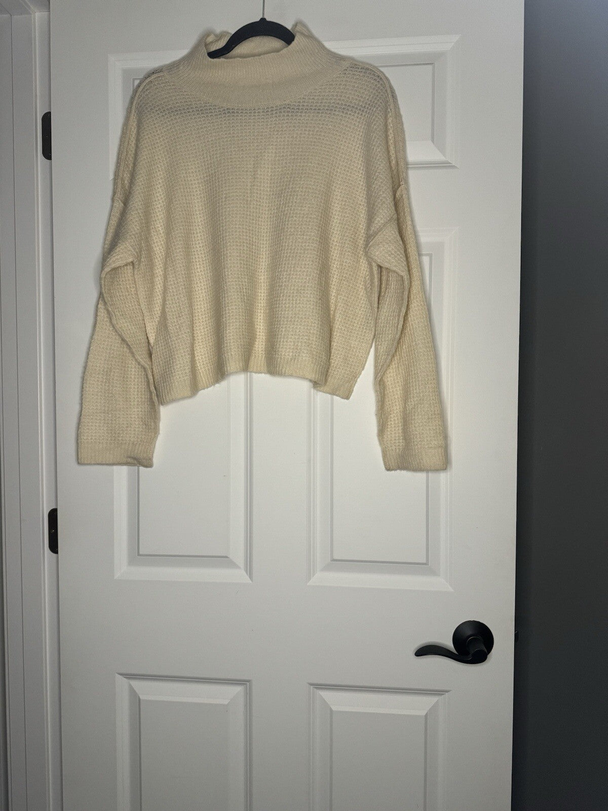 By Together Turtleneck Sweater Small Cream