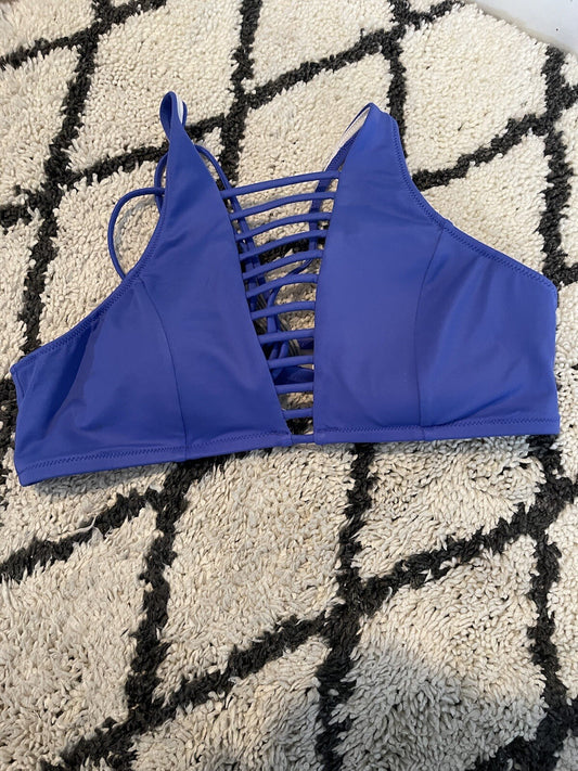 Pink Victorias Secret Swimsuit Top Blue Large 