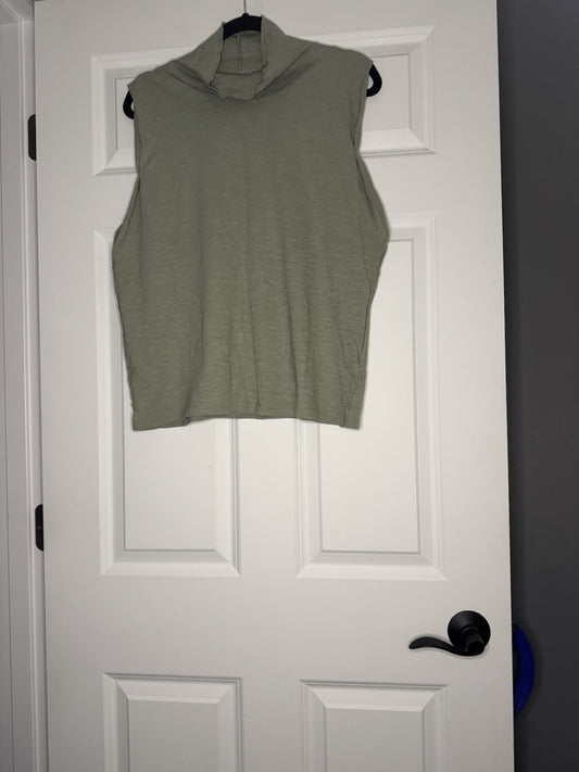 Free People Sleeveless Top Sage Green Large 