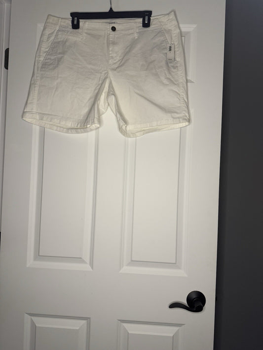 Old Navy Shorts Size 14 White Nwt 