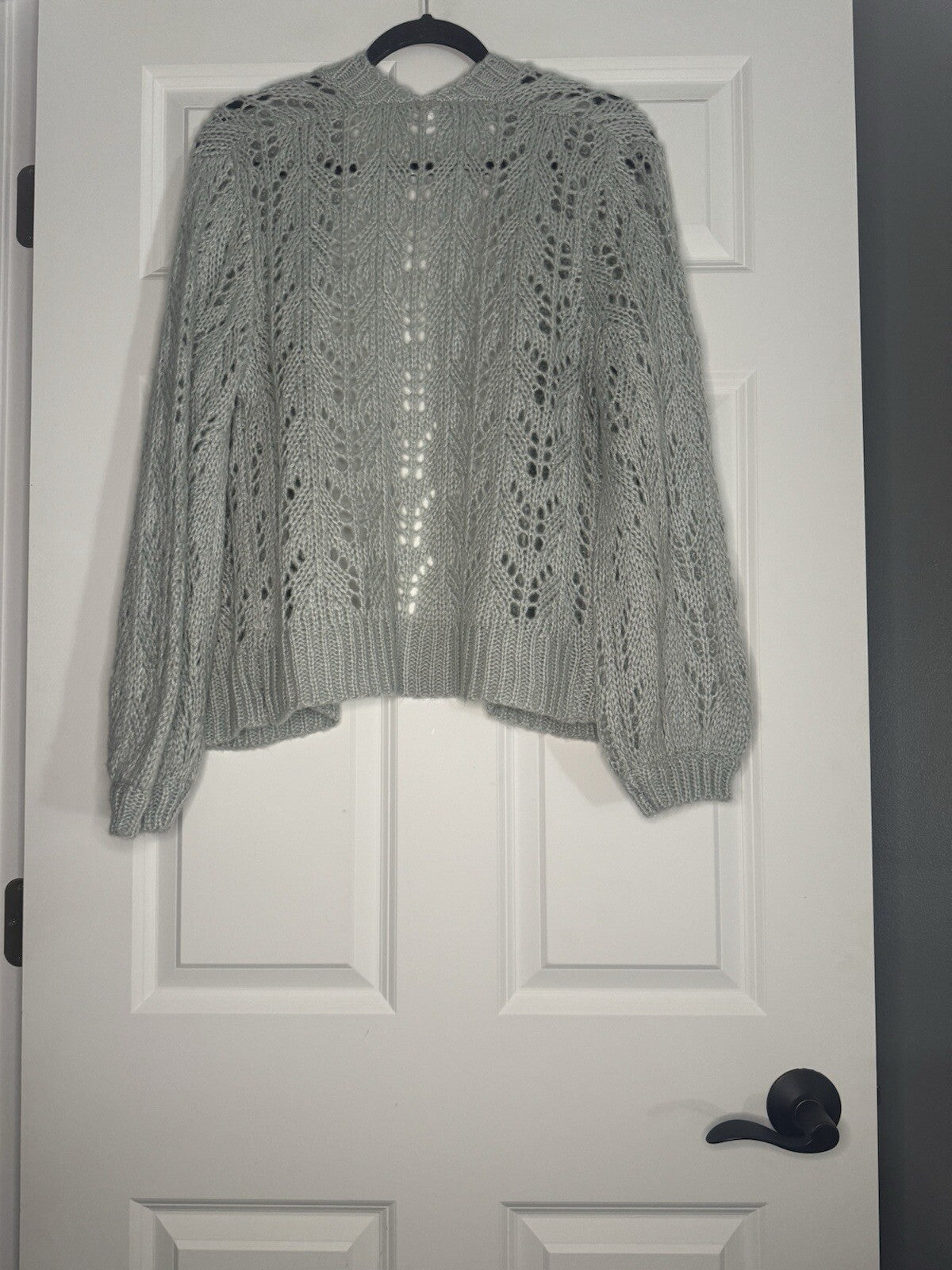 Wishlist Cardigan Small/medium Knit Light Gray 