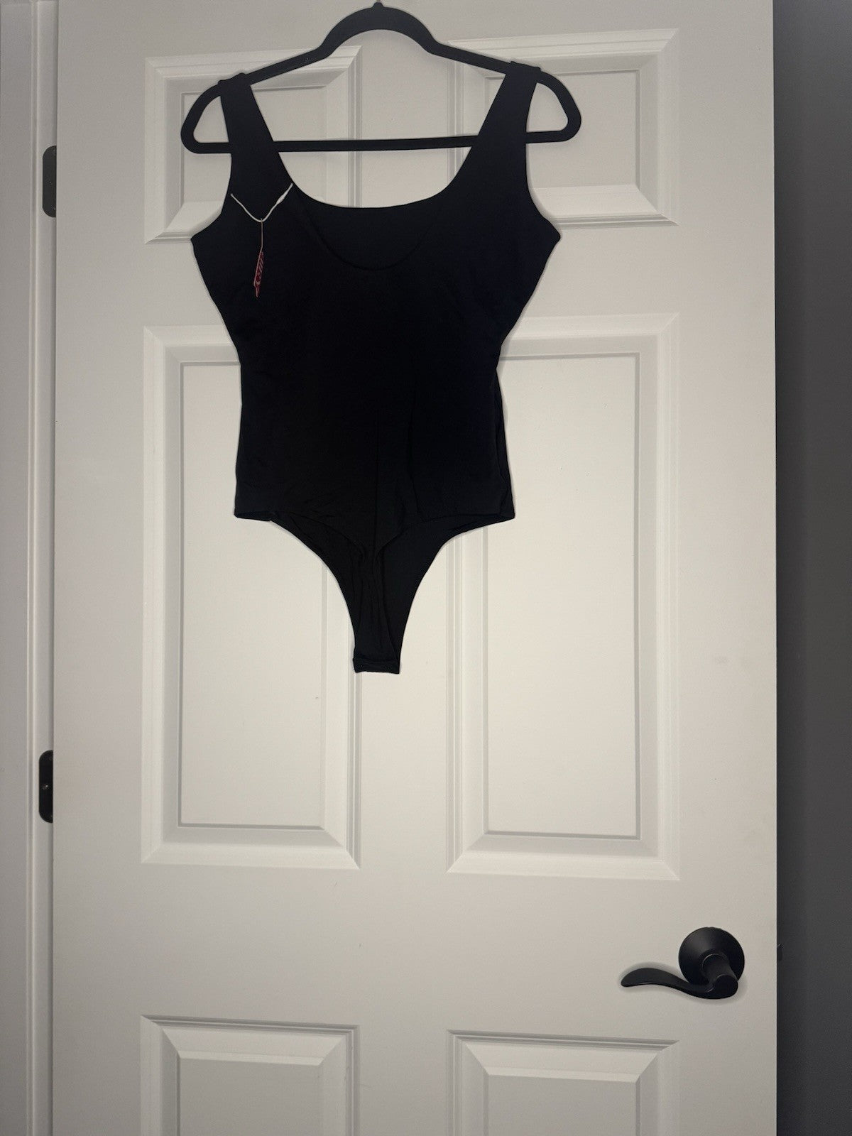 Pumiey Sleeveless Bodysuit Large Black Nwt 