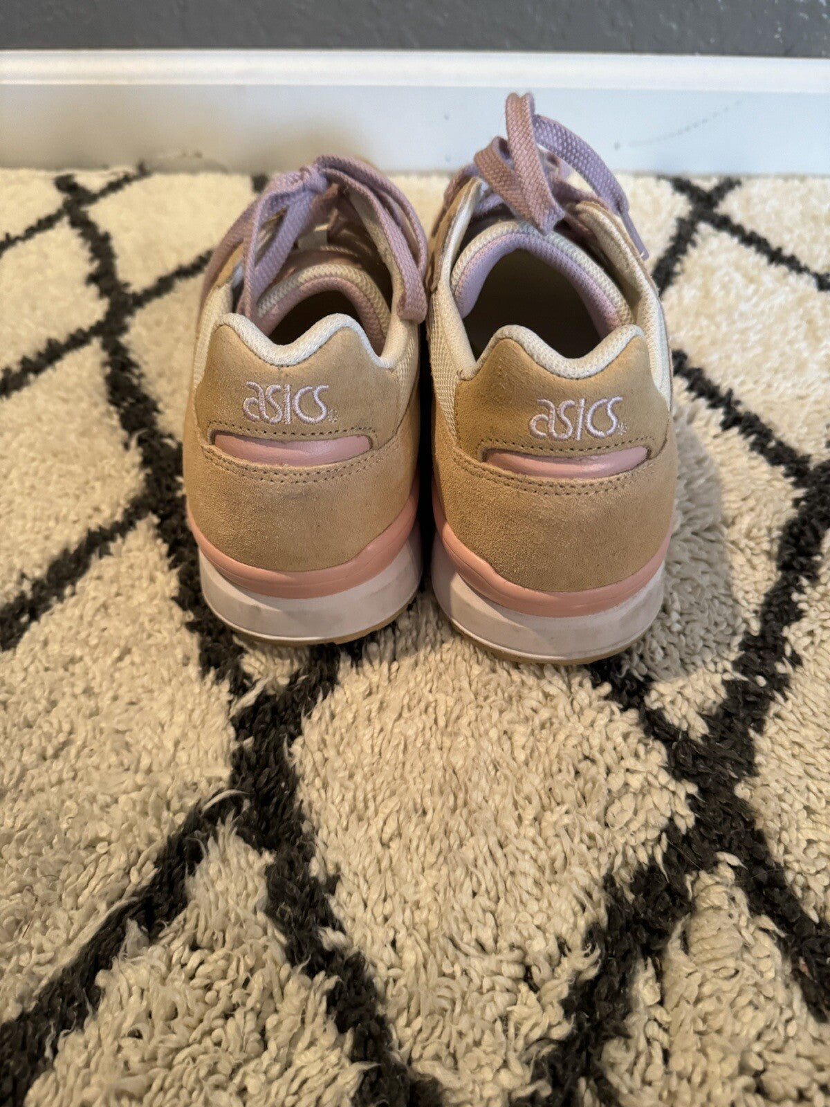 ASICS Sneakers Pink White Peach Size 11 