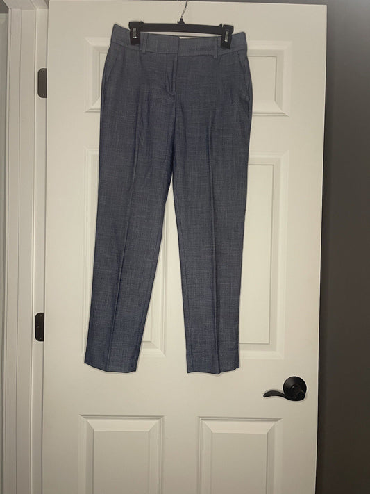 Talbots Hampshire Ankle Pants Size 2 Blue 