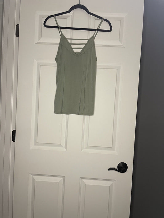 Daytrip Sleeveless Blouse Small Light Green 