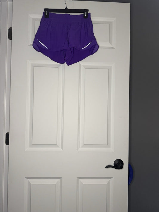 Lululemon Lined Shorts Size 6 Purple 