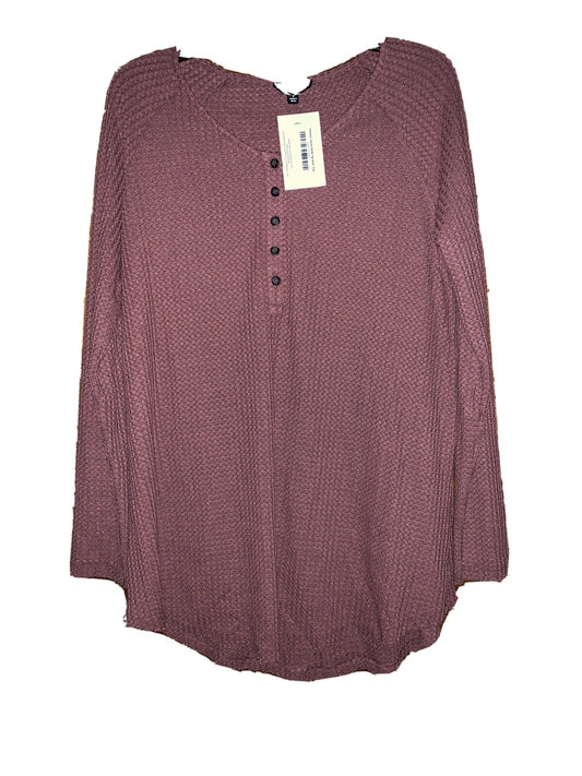 Royal And Reese Boutique Racheal Dakota Waffle Top Size Small Nwt 