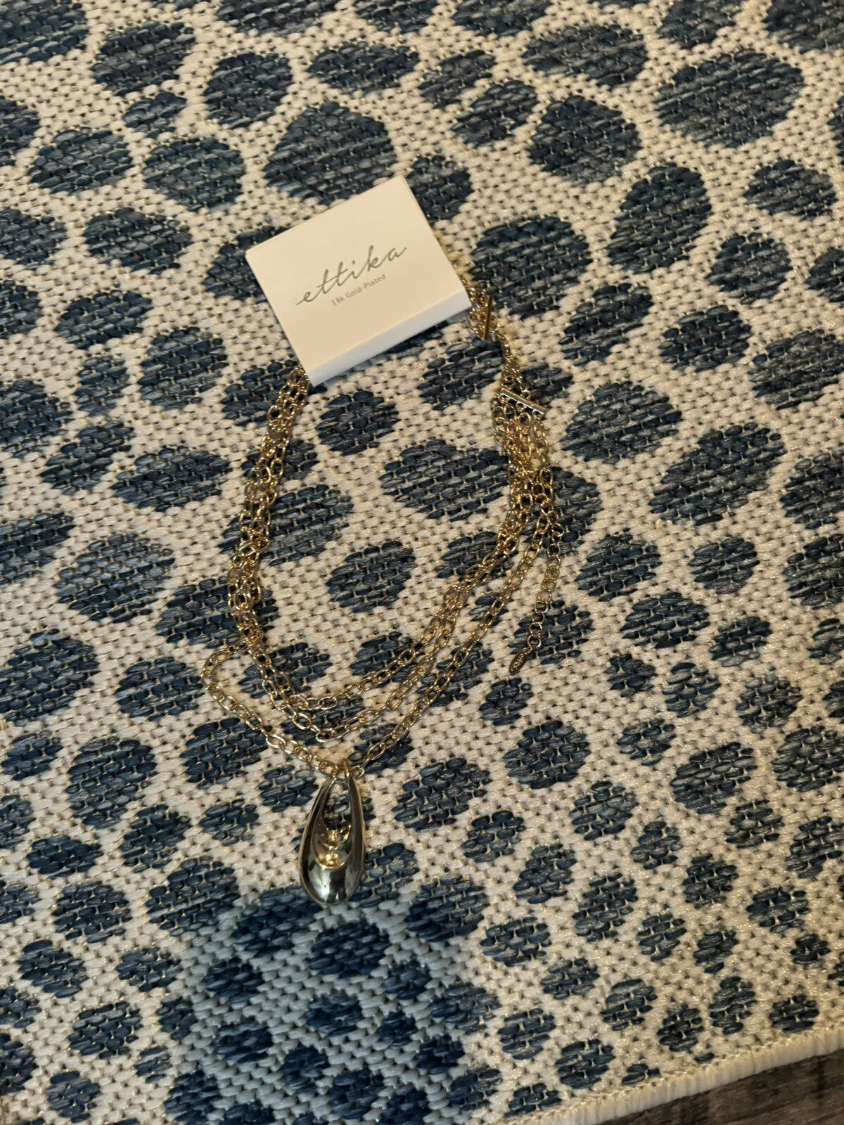 Ettika Necklace Gold Brand New Layered Necklace