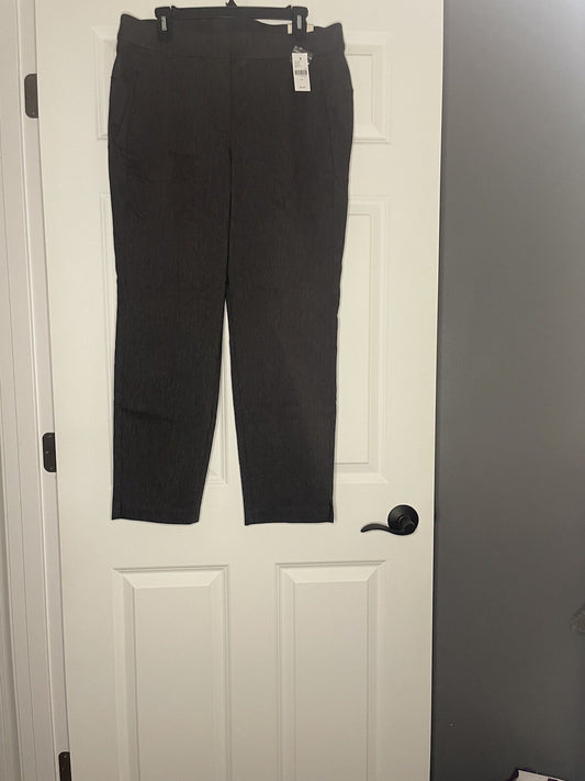 Lane Bryant 4 Season Ankle Slacks Dark Gray 16 New With Tags Msrp 79.95