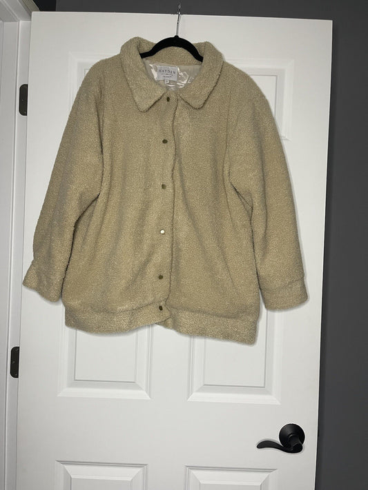 Hayden Los Angeles Shacket Large Beige