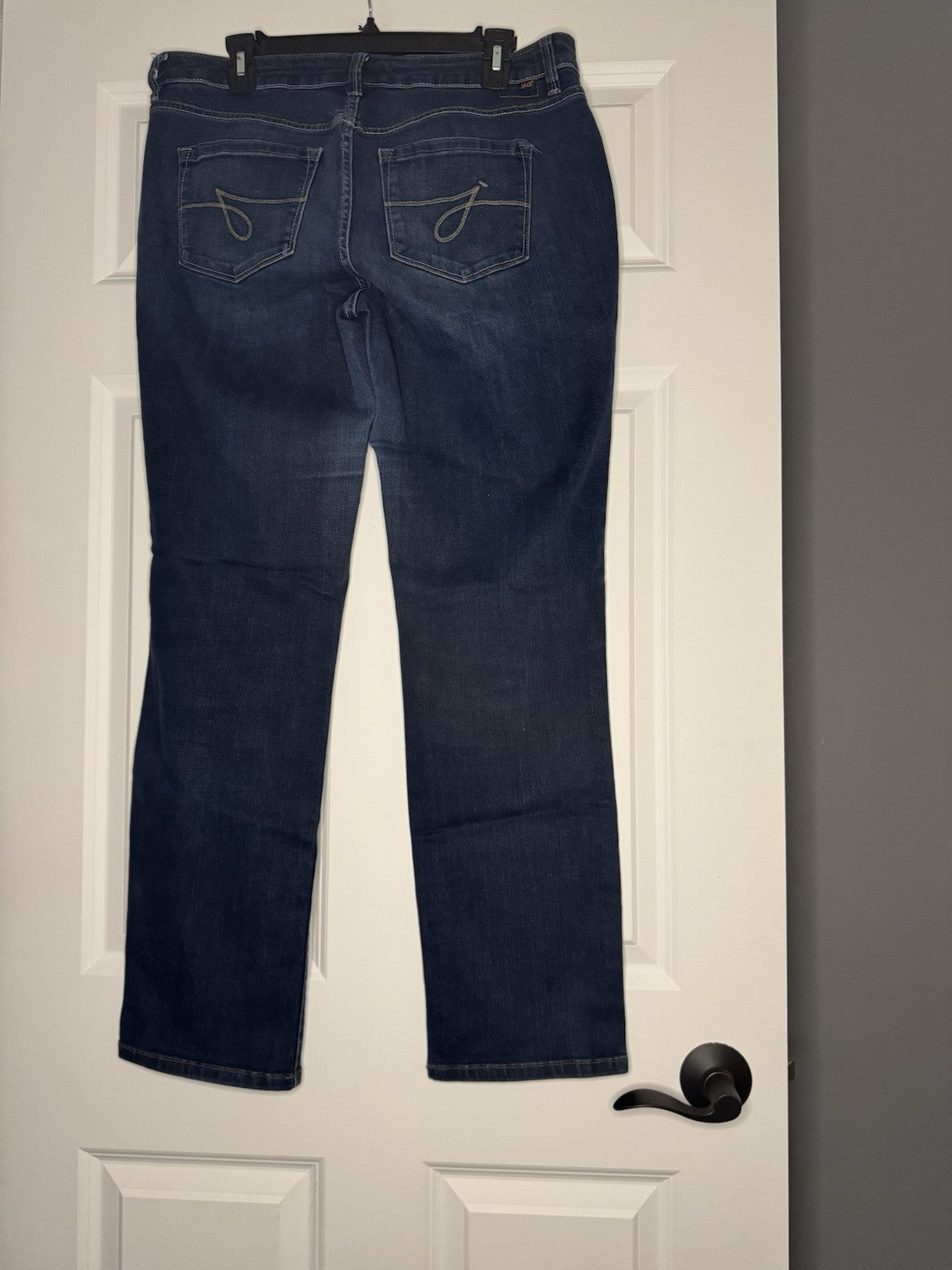 Jag Jeans Low Rise Slim Leg Size 16 Dark 