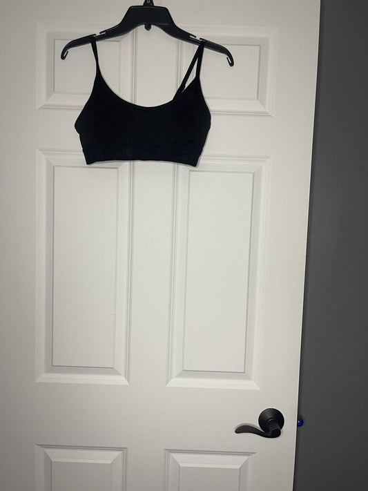 Pink by Victorias secret sports bra black 