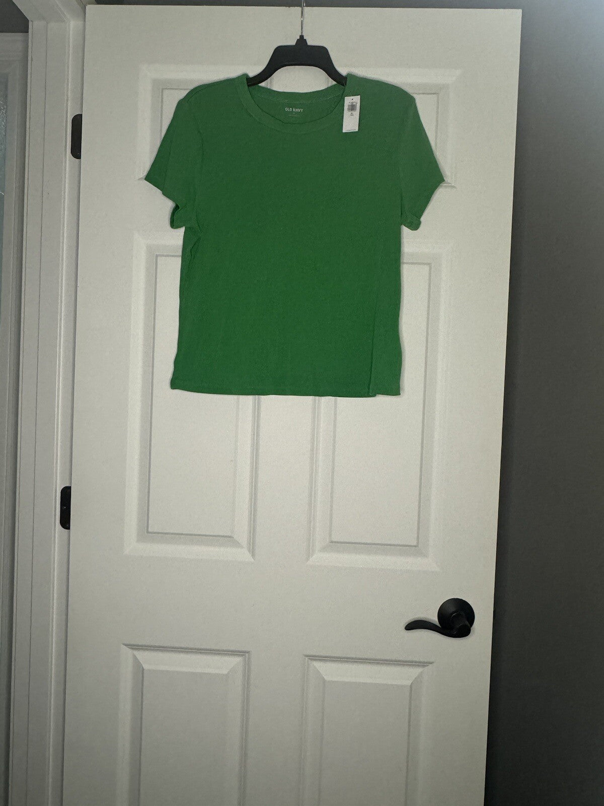 Old Navy Short Sleeve Ribbed Top Green Xl Tall Nwt 