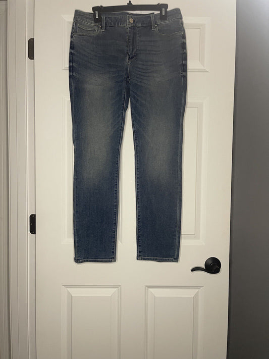 White House Black Market Mid Rise Slim Jeans 14 Petite Nwt $99