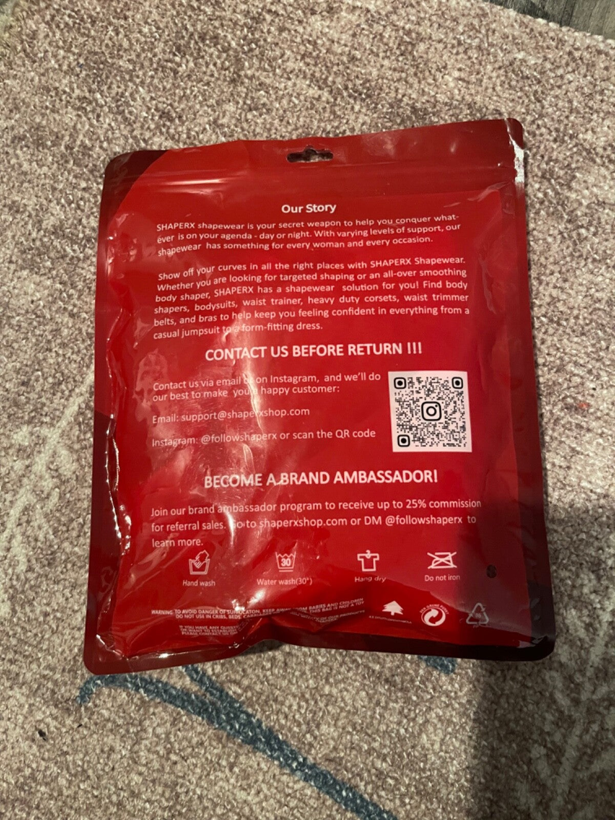 Shaperx Short Sleeve Bodysuit large New In Bag Pink Large