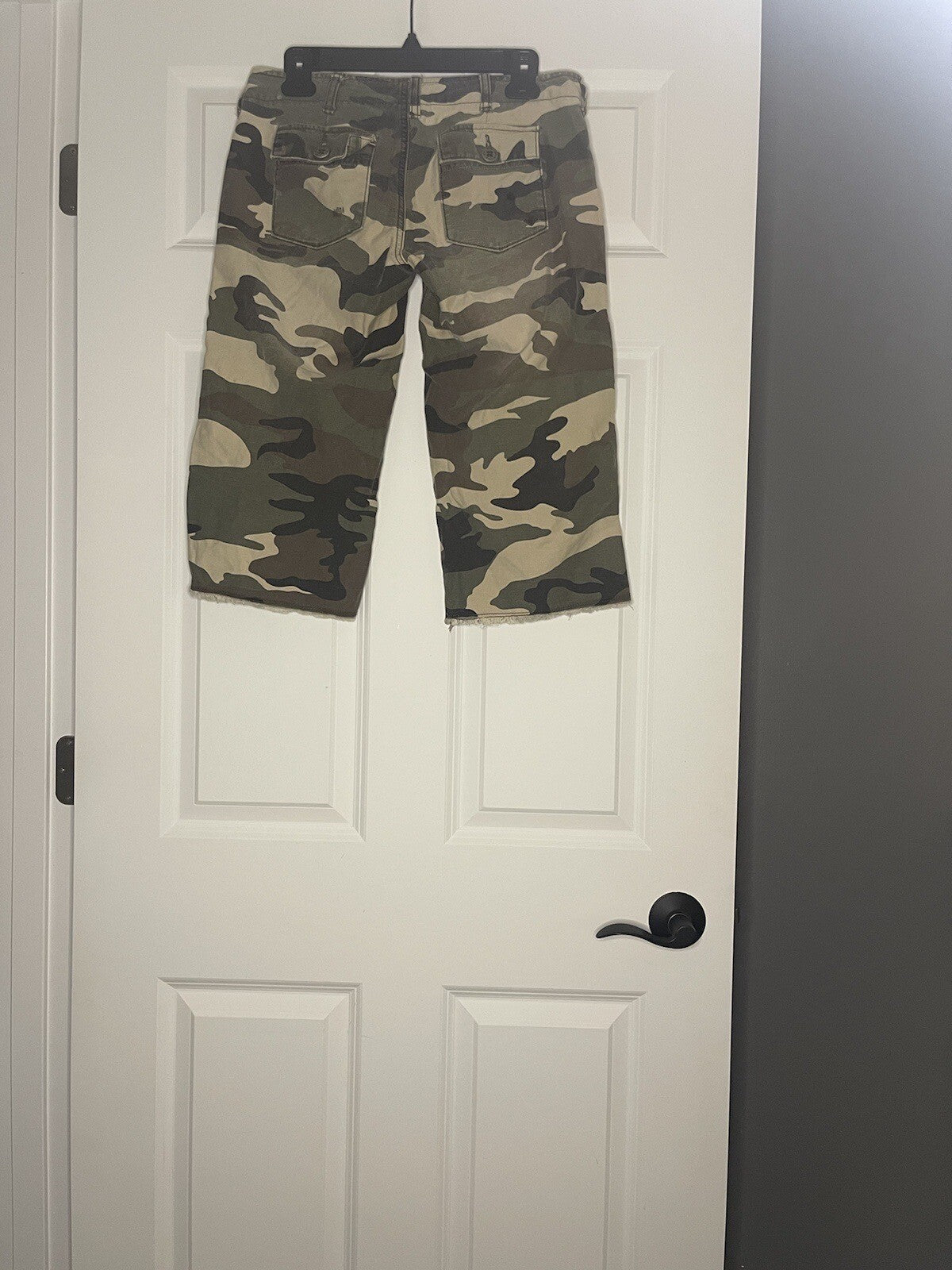 Roxy Capris Size 3 Camo Print Green And Beige 
