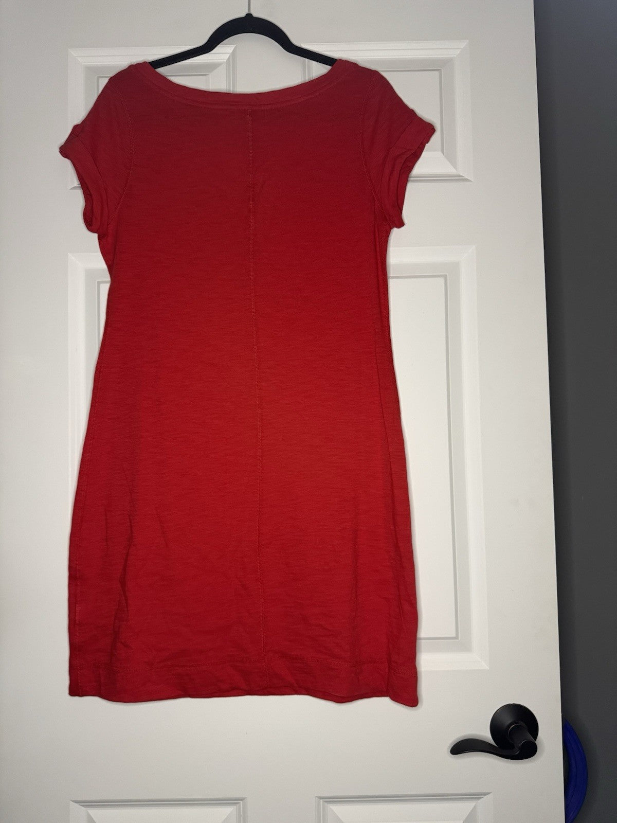 Banana Republic Short Sleeve Dress Medium Red