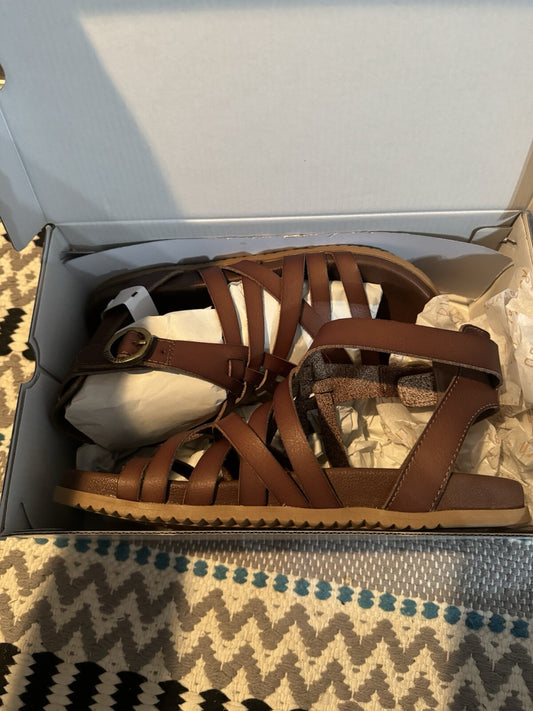 Blowfish Malibu Cushion Comfort 8.5 Sandals Brown New In Box 