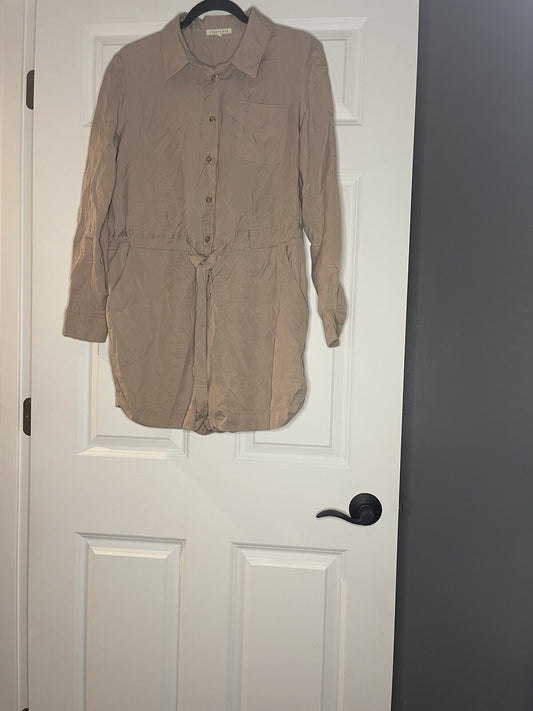 Copper Key Long Sleeve Shorts Jumpsuit Ran Medium With Pockets