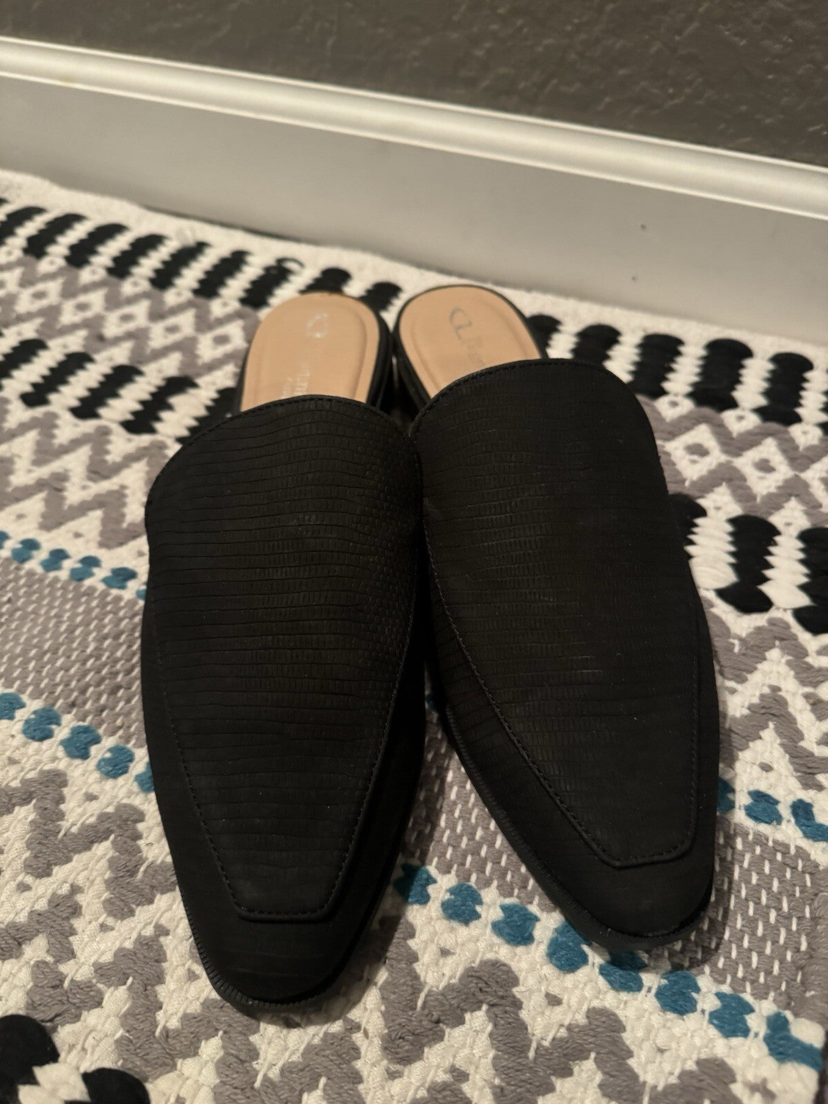 Cl By Laundry Comfort Slip On Shoes Size 9 Black Brand New 