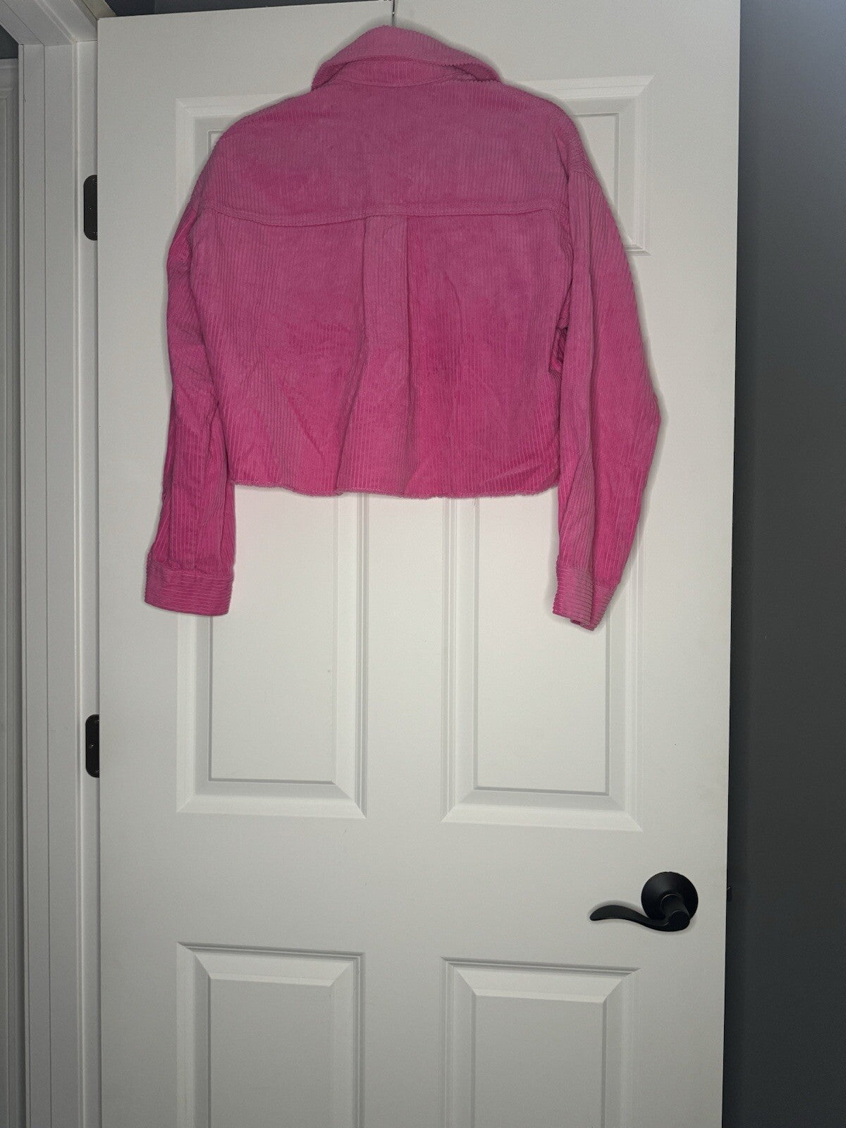 Forever 21 Hot Pink Corduroy Jacket Small