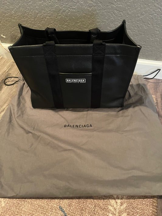 Balenciaga Tote Bag Black With Dust Cover 
