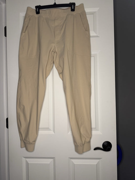 Crz Yoga Men’s Jogger Pants Beige Xl