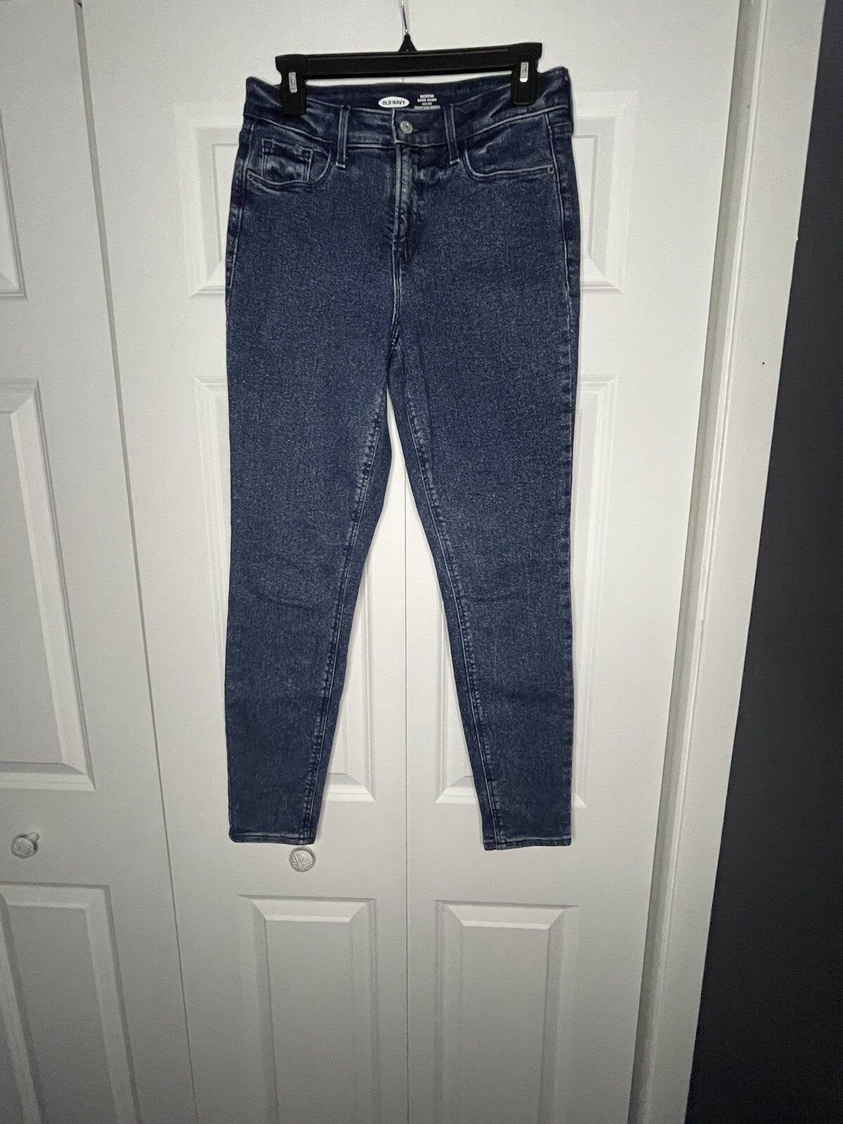 Old navy rockstar super skinny high rise super slim pockets jeans size 4