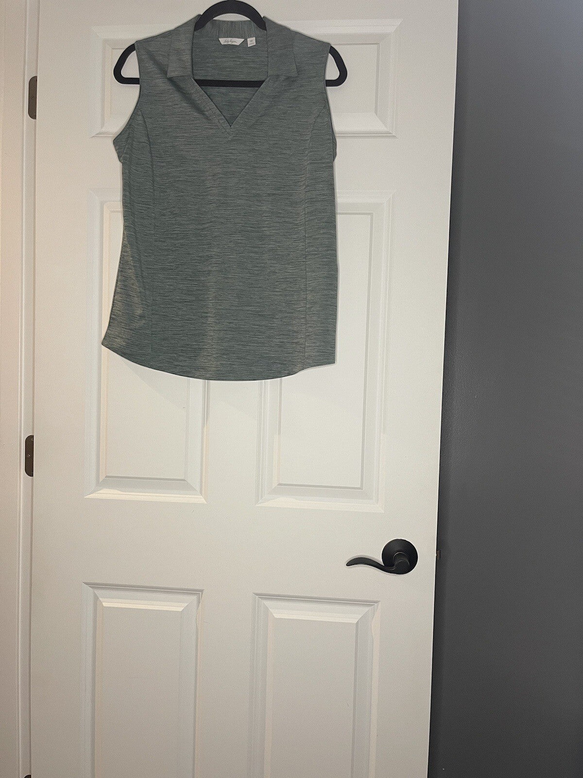 Lady Hagen Sleeveless Top Medium Heathered Green 