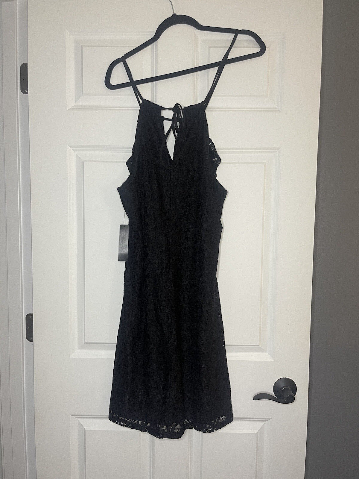 Venus Sleeveless Lace Black Dress Xl New With Tags 