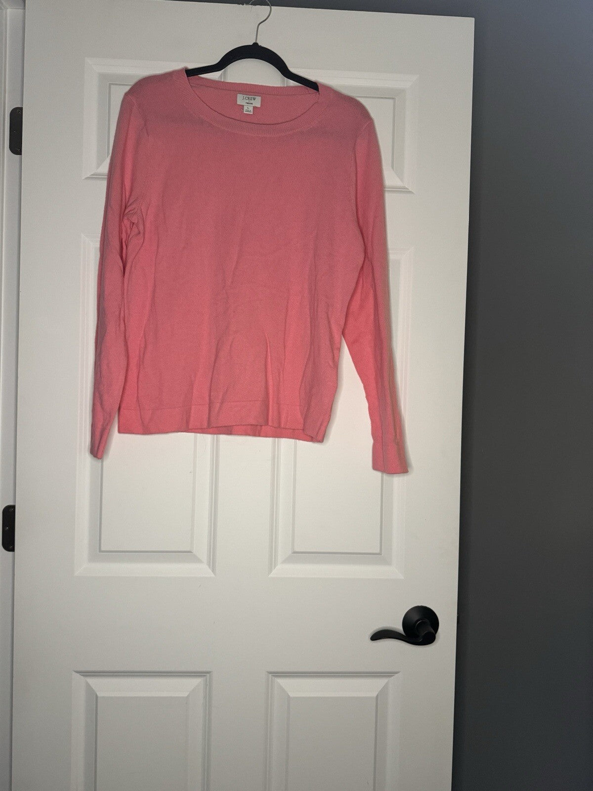 J Crew Teddie Sweater Pink Large Nwt Msrp 79.50