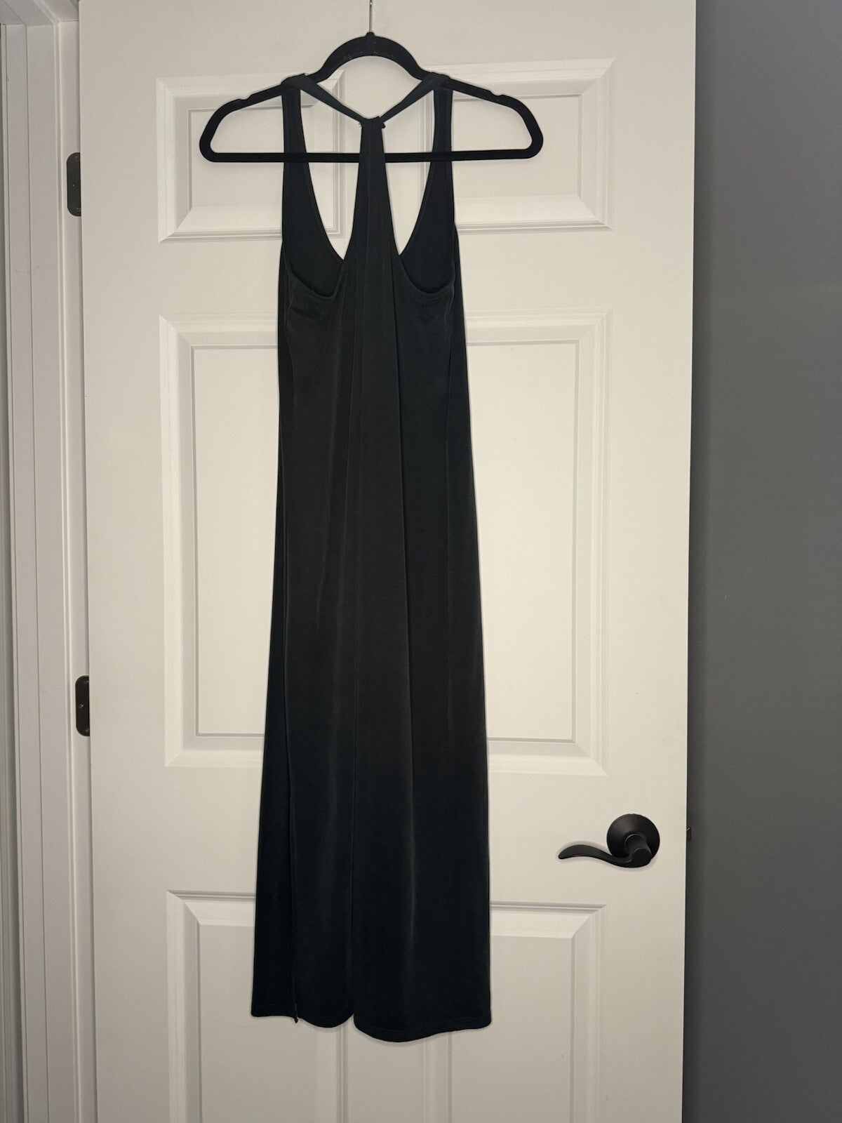 Gentle Fawn Sleeveless Racerback Dress XS Charcoal 